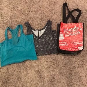 2 LULULEMON bundle tank tops